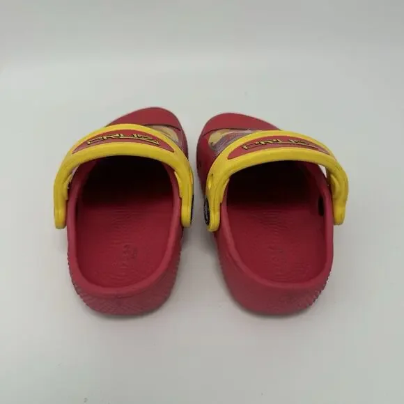 Disney Pixar Cruz Light-Up Crocs Clog Kids Size 5 C Pink Lights Work - Picture 4 of 7